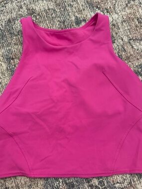 lululemon athletica Hot Pink Athletic Tank Top